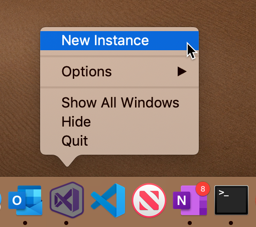 Force Open New Instnace Of Mac App