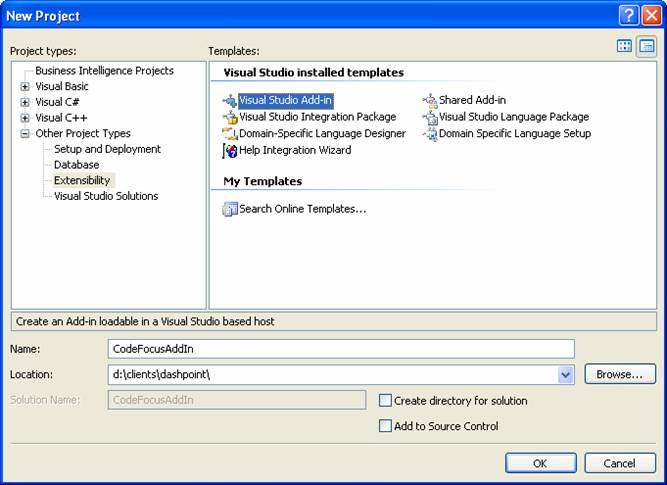 Visual Studio 2005. Solutions program. Temporary directory