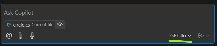 In GitHub Copilot list where you can pick the model you want to use.